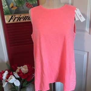 Vineyard Vines eyelet back top